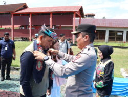 ​Wakapolda Kaltara Sambut Kedatangan Kapolda Baru di Bandara Juwata Tarakan