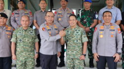 Perkuat Sinergitas TNI–Polri, Kapolda Kaltara Kunjungi Korem 092/Maharajalila