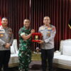 Danyonif TP 880/Banuanta Sambangi Kapolda Kaltara, Perkuat Sinergi TNI-Polri