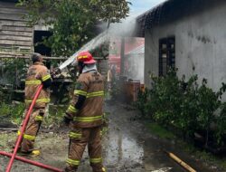 Diduga Korsleting Listrik, Rumah di Sei Fatimah Nunukan Terbakar