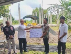 PT Pelni Cabang Nunukan Salurkan Bantuan TJSL untuk Pembangunan Masjid Al Muhajirin Selisun