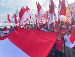 Semarak HUT RI ke 81, Bulungan Sebar Ribuan Bendera Merah Putih
