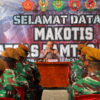 Soliditas TNI–Polri Jaga Perbatasan RI–Malaysia, Kapolda Kaltara Sambangi Satgas Pamtas Yonarmed 4/Parahyangan