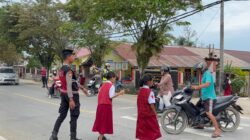 Gelar Strong Point Pagi, Dit Samapta Polda Kaltara Ciptakan Kamseltibcar Lantas dan Rasa Aman