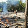 Terima Laporan Warga, Arena Sabung Ayam di Binusan Dibakar