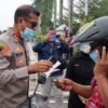Polres Nunukan Peduli, Cek Kesehatan, Bagikan Masker dan Vitamin Secara Gratis