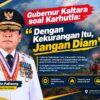 Kaltara Catat Nol Titik Api, Gubernur Tegaskan Keterbatasan Alat Bukan Alasan Menyerah